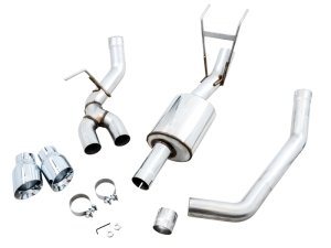 RAM 1500 Performance Exhaust - Single Side Exit - AWE Tuning - 0FG Cat Back with 180 Technology® - Chrome Silver - `09-`18